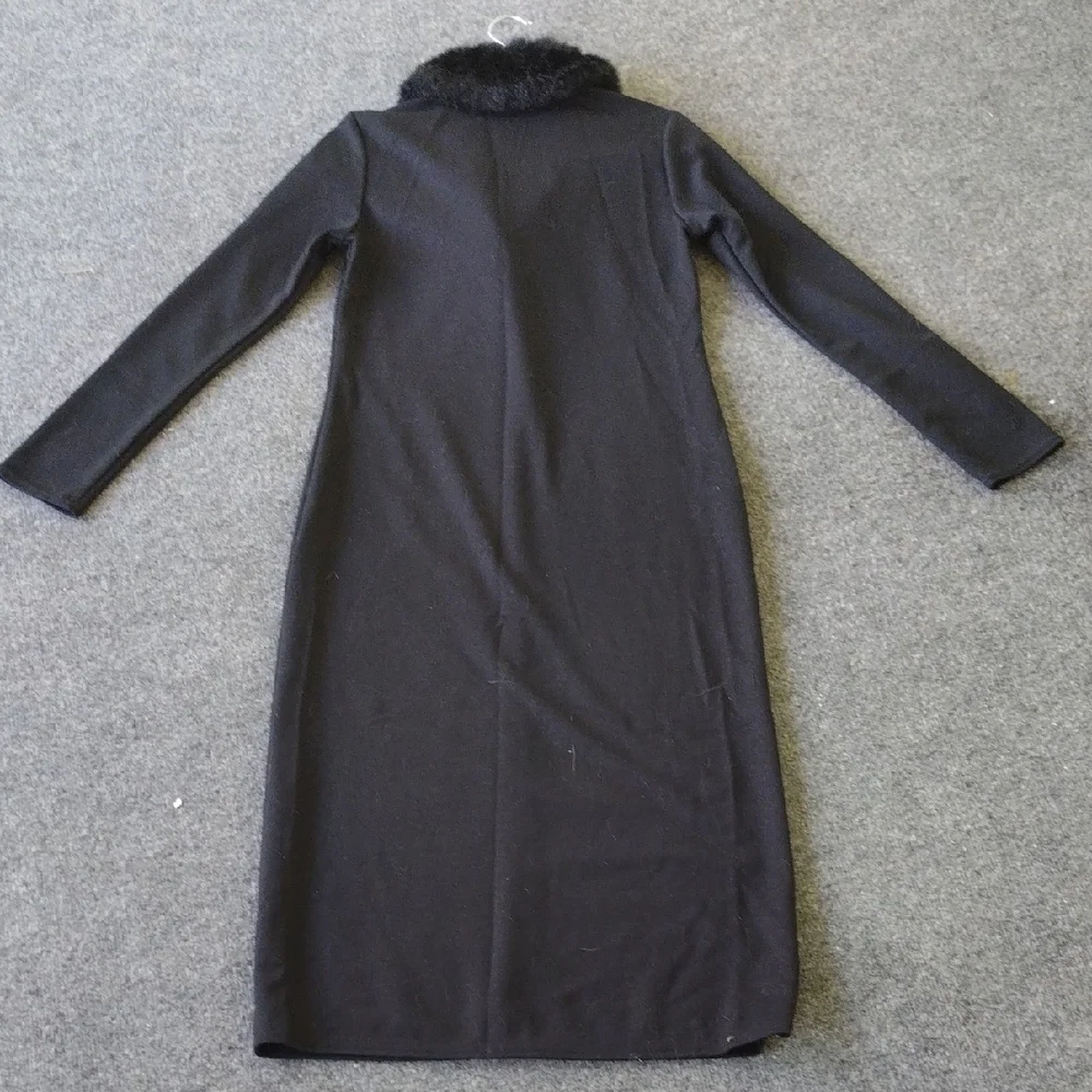 LIMITED TIME OFFER! Indication Black Faux Fur Coatwith Matching Pant - Picture 12 of 17